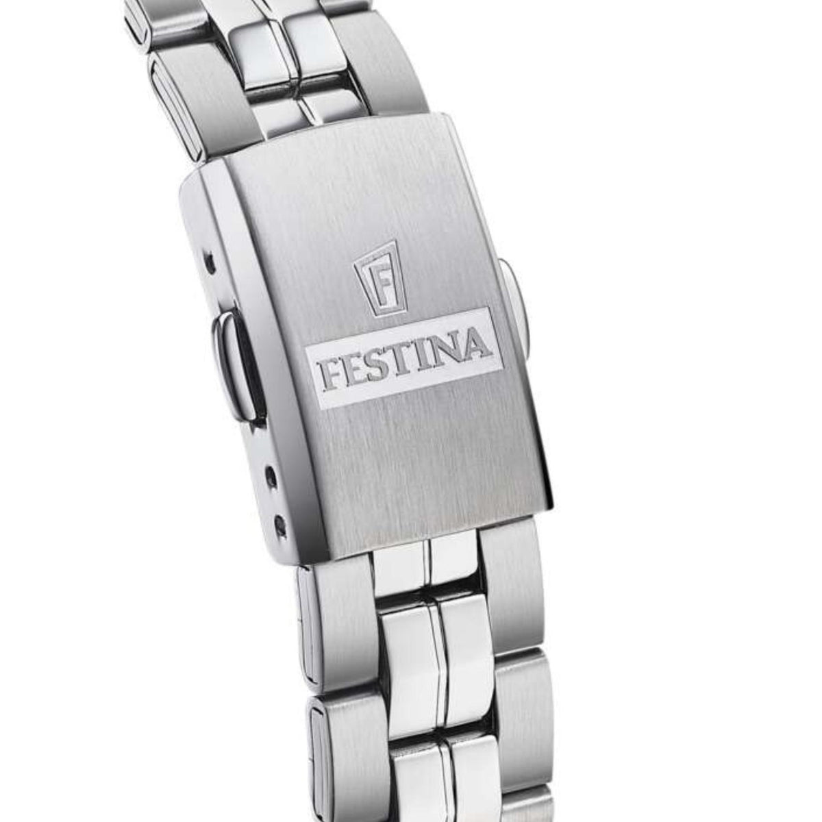 Ασημί ατσάλινο μπρασελέ ρολογιού Festina Classics F20438/1