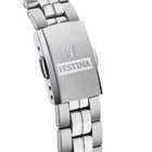 Ρολόι Festina Classics F20438/1 Με Ασημί Μπρασελέ & Λευκό Καντράν