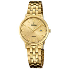Ρολόι Festina Classics F20514/3 Με Χρυσό Μπρασελέ & Χρυσό Καντράν