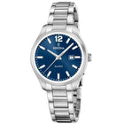 Γυναικείο Ρολόι Festina Classics F20737/4 Με Ασημί Μπρασελέ & Μπλε Καντράν