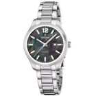 Γυναικείο Ρολόι Festina Classics F20737/7 Με Ασημί Μπρασελέ & Μαύρο Καντράν