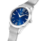 Γυναικείο Ρολόι Festina Grace F20076/3 Με Ασημί Μπρασελέ & Μπλε Καντράν