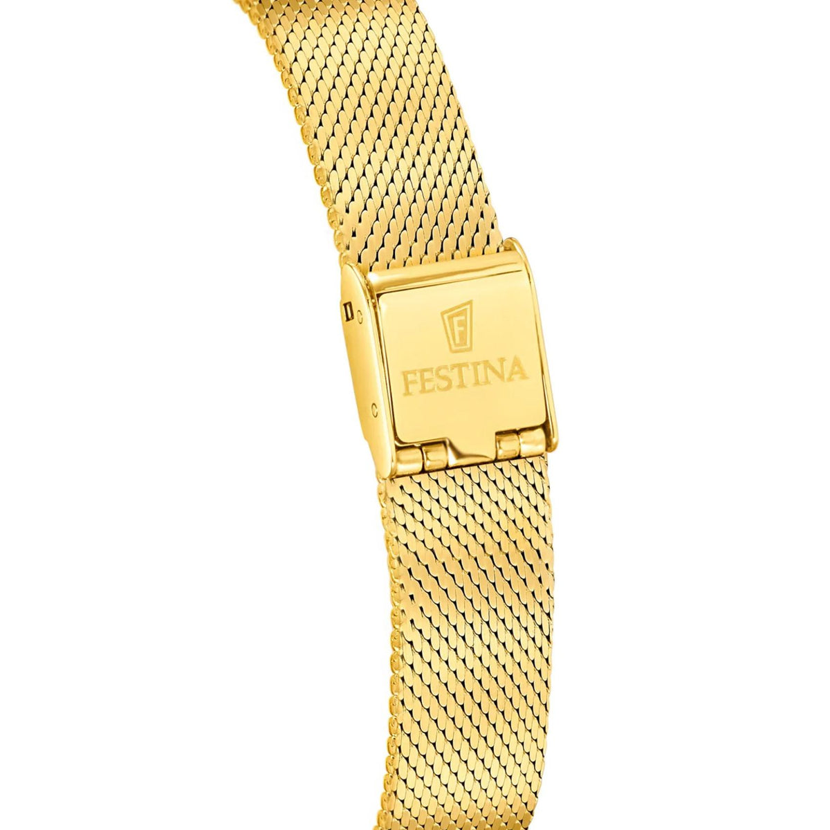 Χρυσό ατσάλινο μπρασελέ ρολογιού Festina Grace F20077/2