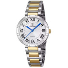 Γυναικείο Ρολόι Festina Mademoiselle F16937/G Με Ασημί-Χρυσό Μπρασελέ & Λευκό Καντράν