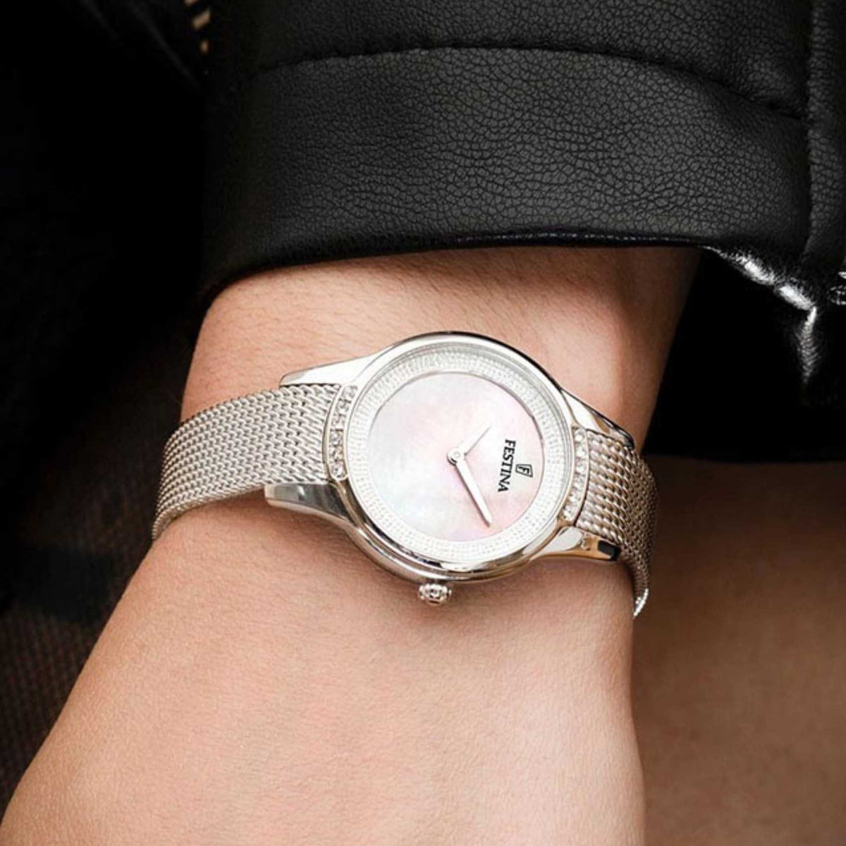 Γυναικείο Ρολόι Festina Mademoiselle F20494/4 Με Ασημί Μπρασελέ