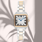 Ρολόι Gant Seneca MID 3 G206102 Τετράγωνο Με Δίχρωμο Μπρασελέ Και Λευκό Καντράν