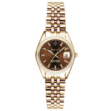 Γυναικείο ρολόι Gant Sussex Mini Bijou G181103 με χρυσό μπρασελέ και καφέ καντράν 28mm με ζιργκόν. 