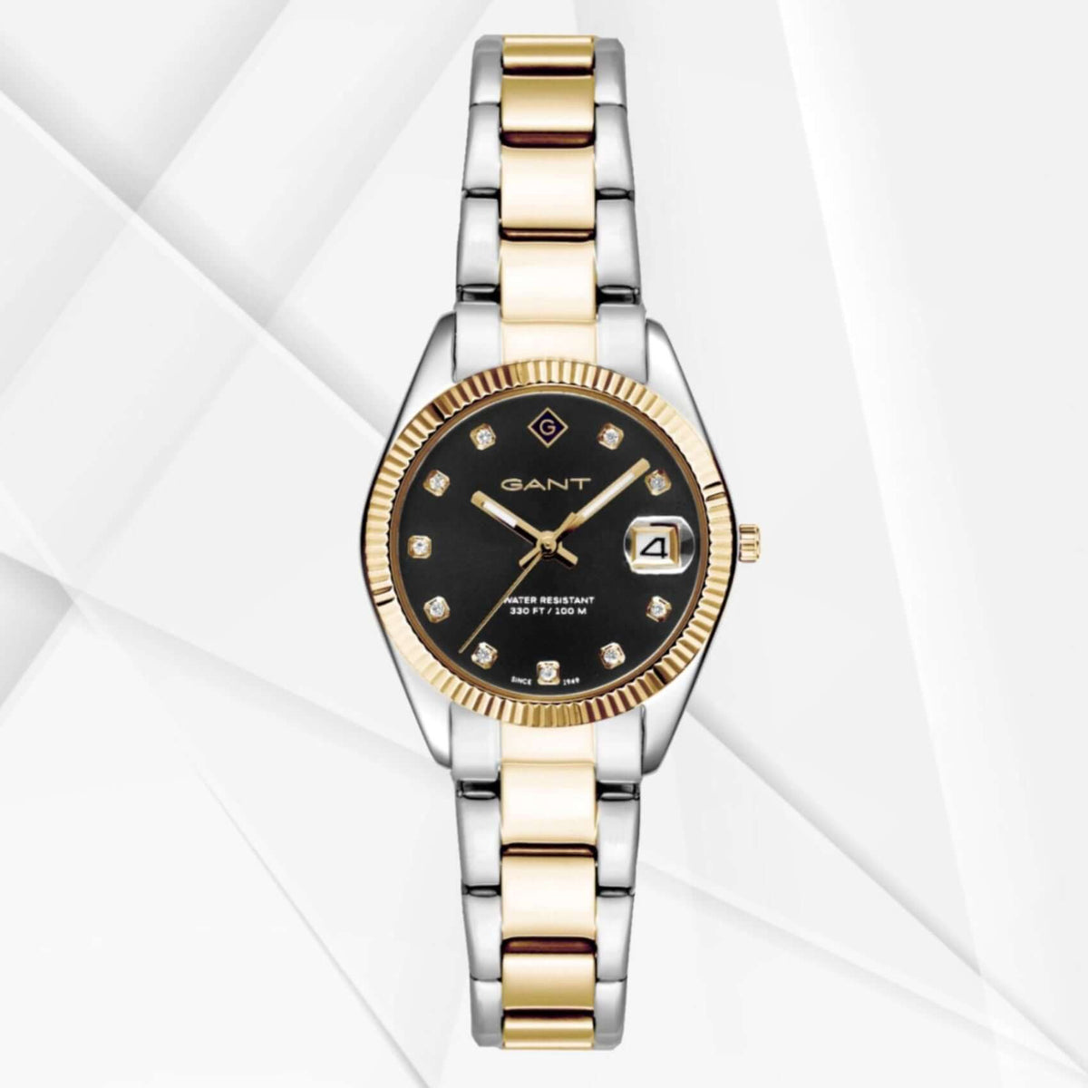 Γυναικείο Ρολόι Gant Sussex Mini G181018 Με Δίχρωμο Μπρασελέ