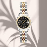 Gant Sussex Mini Bijou G181106 με δίχρωμο μπρασελέ και μαύρο καντράν,28 mm