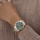 Ρολόι Guess Bailey GW0933L7 με Δίχρωμο Μπρασελέ