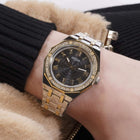 Ρολόι Guess Desire GW0770L4 με Δίχρωμο Μπρασελέ