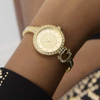 Ρολόι Guess Giselle GW0929L2 με Χρυσό Μπρασελέ