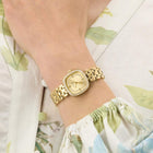 Ρολόι Guess Hazel GW1018L2 με Χρυσό Μπρασελέ