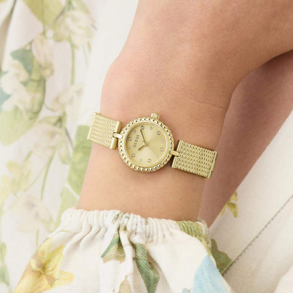 Ρολόι Guess Holly GW1017L2 με Χρυσό Μπρασελέ