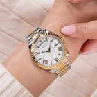 Ρολόι Guess Luna GW0308L6 με Δίχρωμο Μπρασελέ