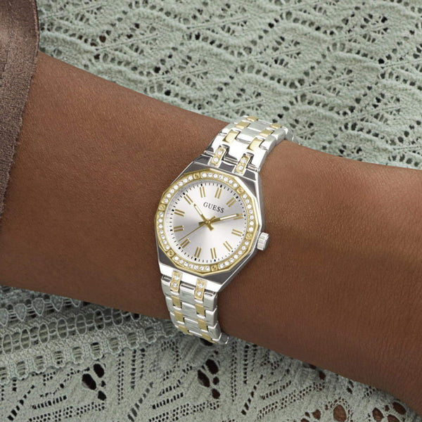 Ρολόι Guess Pixie GW0931L3 με Δίχρωμο Μπρασελέ