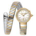 Ρολόι Just Cavalli Signature Snake Sirena JC1L351M0055 Με Δίχρωμο Μπρασελέ