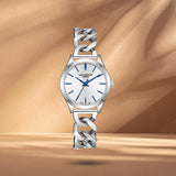 Γυναικείο ρολόι Lee Cooper Ladies LC08291.330 με μπλε δείκτες και κάσα 30 mm σε στρογγυλό σχήμα.