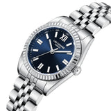 Καντράν από γυναικείο ρολόι Lee Cooper Ladies LC08303.390 σε μπλε χρώμα με ασημί δείκτες και κάσα 30 mm σε στρογγυλό σχήμα.