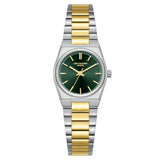 Γυναικείο ρολόι Lee Cooper Ladies LC08362.270 με δίχρωμο ατσάλινο μπρασελέ, πράσινο καντράν και κάσα 25 mm σε στρογγυλό σχήμα.