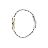 Πλάγια όψη από γυναικείο ρολόι Lee Cooper Ladies LC08375.210 με δίχρωμο μπρασελέ από ανοξείδωτο ατσάλι.