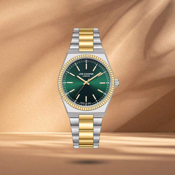 Ρολόι Lee Cooper Ladies LC08375.270 Με Δίχρωμο Μπρασελέ
