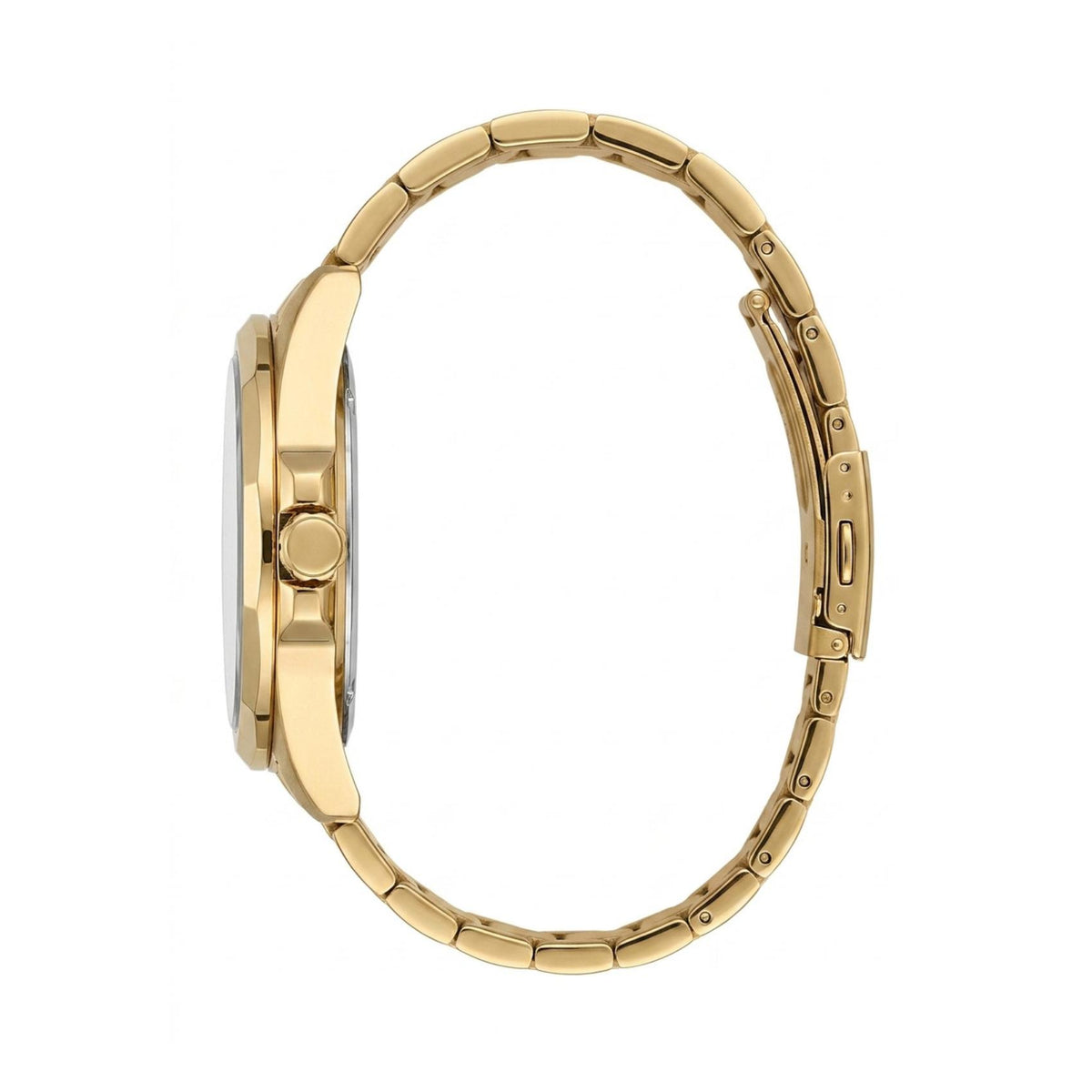 Χρυσό ατσάλινο μπρασελέ ρολογιού Lee Cooper Ladies LC08378.130