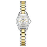 Γυναικείο ρολόι Lee Cooper Ladies LC08391.230 με δίχρωμο ατσάλινο μπρασελέ, ασημί καντράν και κάσα 22 mm σε οβάλ σχήμα.