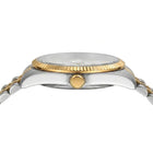 Ρολόι Lee Cooper Ladies LC08400.230 Με Δίχρωμο Μπρασελέ & Ασημί Καντράν