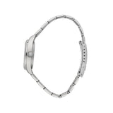 Πλάγια λήψη του Maserati Competizione R8853100509 που αναδεικνύει το ασημί μπρασελέ