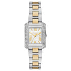 Γυναικείο Ρολόι Michael Kors Emery MK4882 Τετράγωνο Με Δίχρωμο Μπρασελέ
