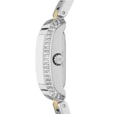 Γυναικείο ρολόι Michael Kors Emery MK4882 με δίχρωμο ατσάλινο Ultra thin μπρασελέ σε ασημί-χρυσό χρώμα και άσπρο φίλντισι καντράν- Πλάγια όψη