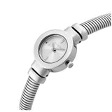 Πλάγια λήψη του γυναικείου ρολογιού Michael Kors Gramercy MK7529, με έμφαση στο προφίλ της κάσας 21mm