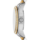 Γυναικείο Ρολόι Michael Kors Lexington MK4925 Με Ασημί-Χρυσό Μπρασελέ & Μαύρο Καντράν