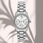 Ρολόι Michael Kors Lexington MK4979 Multifunction Με Ασημί Μπρασελέ