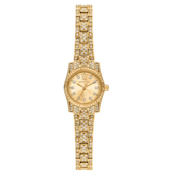 Γυναικείο ρολόι Michael Kors Lexington MK4980 με χρυσό μπρασελέ, χρυσό καντράν με διακριτικά ζιργκόν και κάσα 19mm