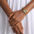 Ρολόι Michael Kors Lexington Set MK4992SET Με Χρυσό Μπρασελέ & Χρυσό Καντράν