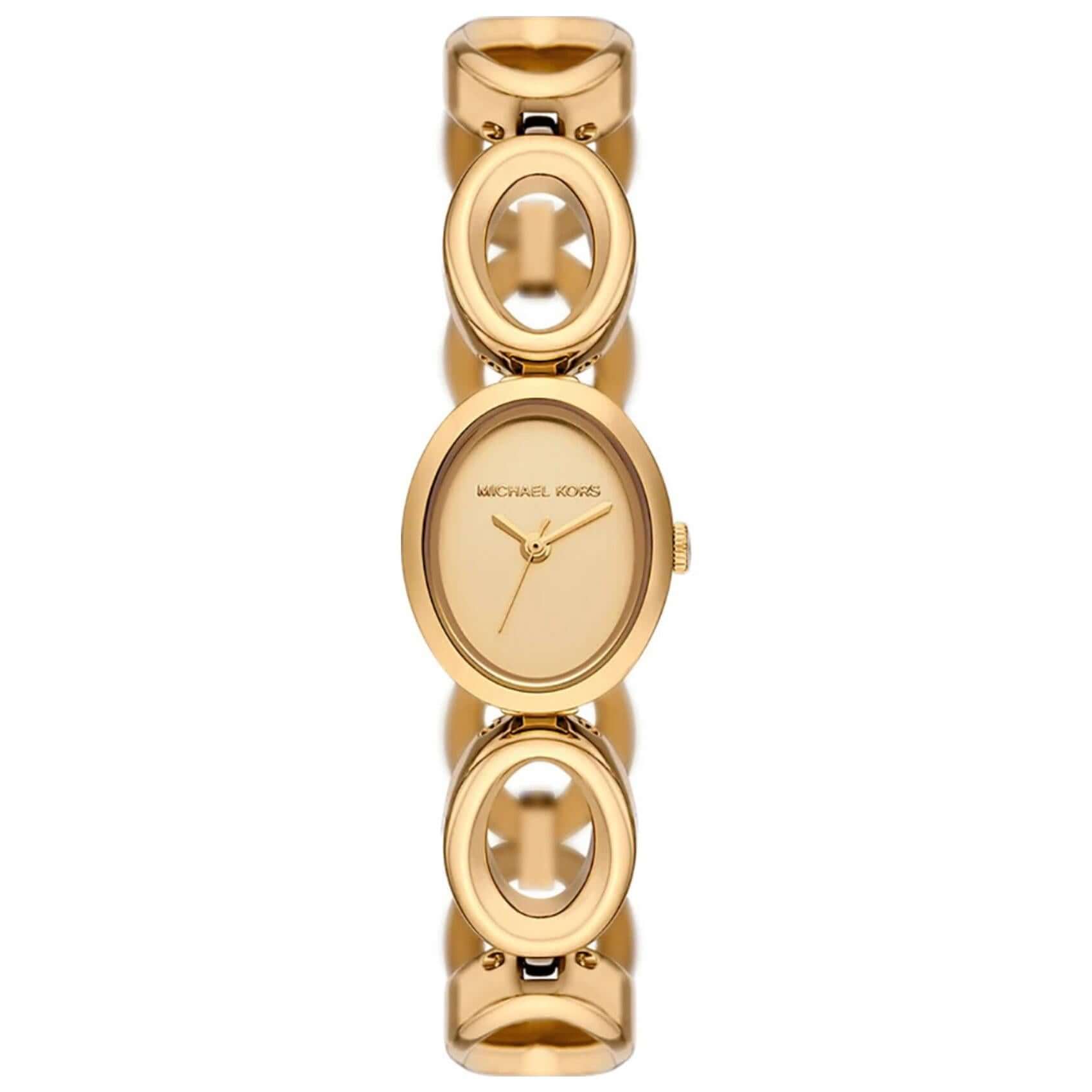 Γυναικείο ρολόι Michael Kors Maude MK4957 με χρυσό ατσάλινο μπρασελέ, χρυσό καντράν και κάσα 22mm 