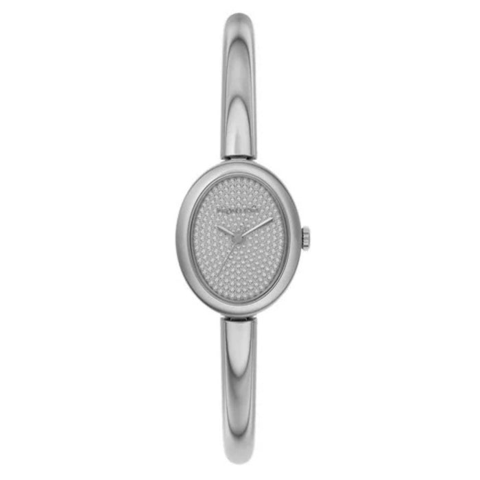 Γυναικείο ρολόι Michael Kors Maude MK7595 με ασημί μπρασελέ από ανοξείδωτο ατσάλι και ασημί καντράν 21mm.