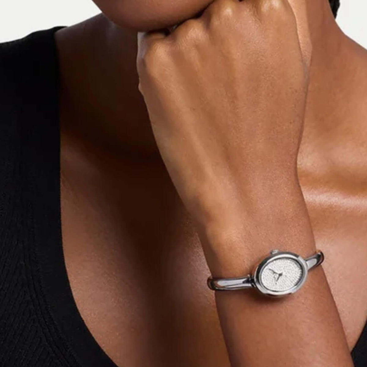 Γυναικείο Ρολόι Michael Kors Maude MK7595 Με Ασημί Μπρασελέ & Ασημί Καντράν