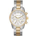 Ρολόι Michael Kors Ritz MK6474 Χρονογράφος Με Δίχρωμο Μπρασελέ