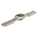 Πλάγια όψη από γυναικείο ρολόι Roamer Cassandra Diamond 626847-47-59-20 με δίχρωμο μπρασελέ από ανοξείδωτο ατσάλι.