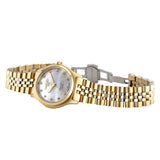 Καντράν από γυναικείο ρολόι Roamer Cassandra Diamond 626847-48-89-20 σε λευκό φίλντισι με κάσα 31 mm.