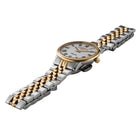 Γυναικείο Ρολόι Roamer Classico 971857-48-25-50 Με Ασημί-Χρυσό Μπρασελέ & Λευκό Καντράν