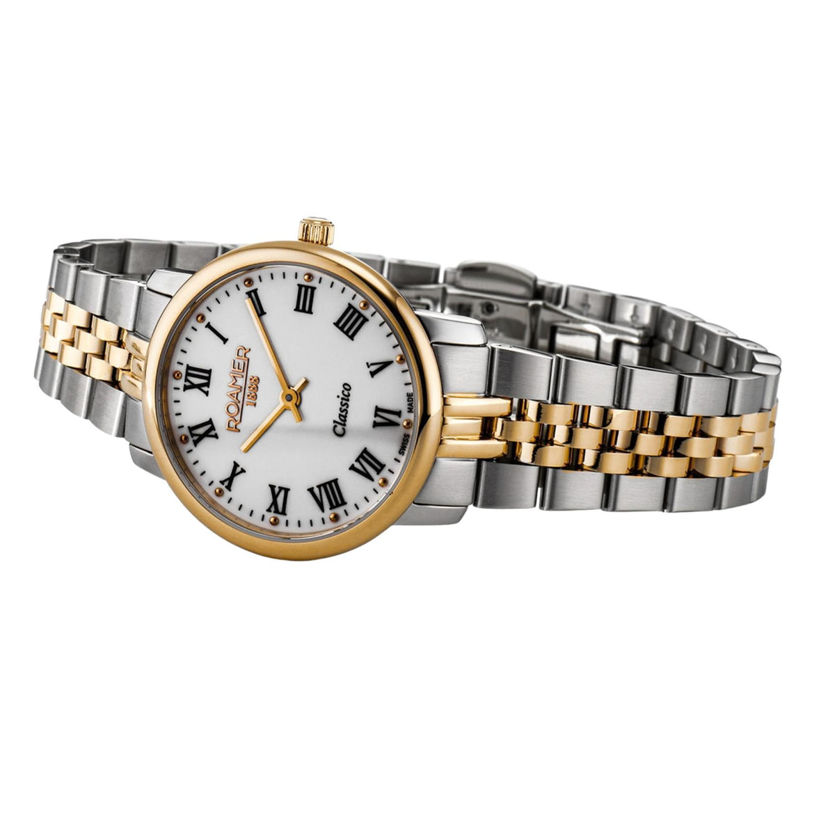 Λευκό καντράν ρολογιού Roamer Classico 971857-48-25-50 διαμέτρου 30mm
