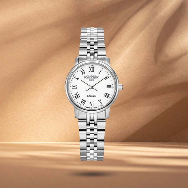 Ρολόι Roamer Classico Ladies 971857-41-25-50 Με Ασημί Μπρασελέ