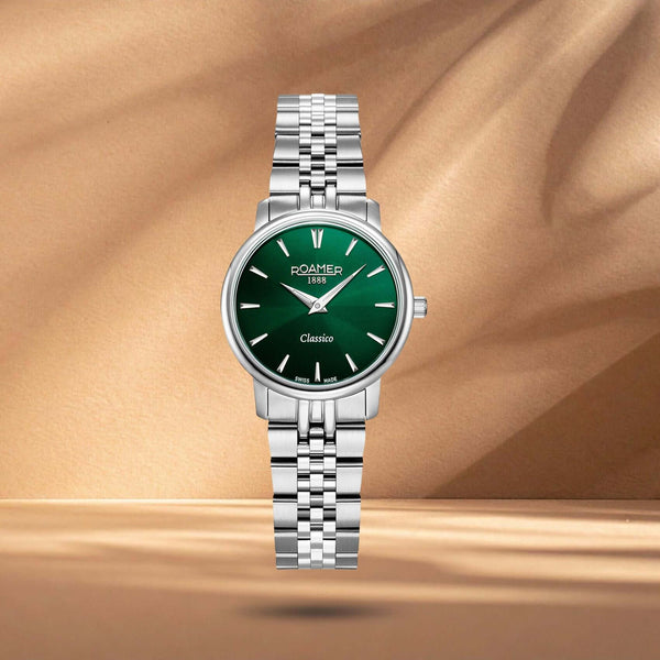 Ρολόι Roamer Classico Ladies 971857-41-75-50 Με Ασημί Μπρασελέ