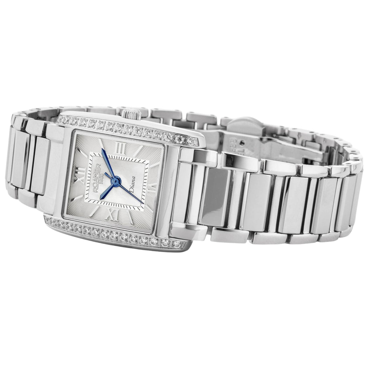 Λευκό φίλντισι καντράν ρολογιού Roamer Diana 869847-41-20-20 διαμέτρου 22mm με ζιργκόν
