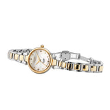 Καντράν από γυναικείο ρολόι Roamer Dreamline Diamonds 967847-47-20-50 σε λευκό φίλντισι με διαμάντια και κάσα 28 mm.