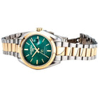 Γυναικείο Ρολόι Roamer Montalbano 996990-47-70-20 Αυτόματο Με Δίχρωμο Μπρασελέ & Πράσινο Καντράν